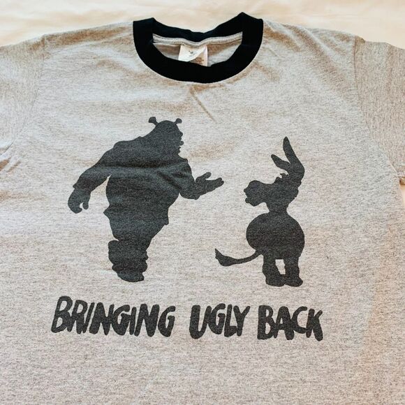 Shrek the Musical Men's Grey T-Shirt - Picture 2 of 9